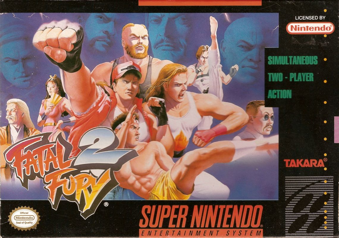Fatal Fury 2 box art for Super Famicom